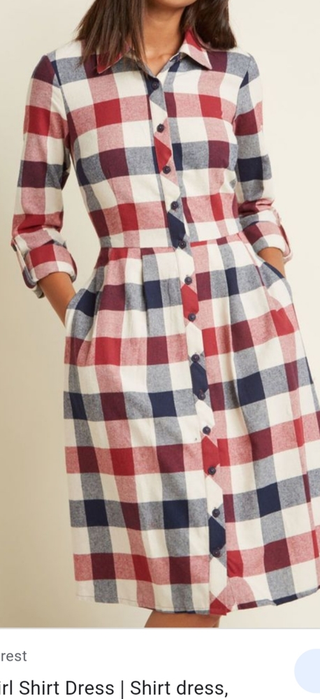 Modcloth "Jam Girl" flannel dress